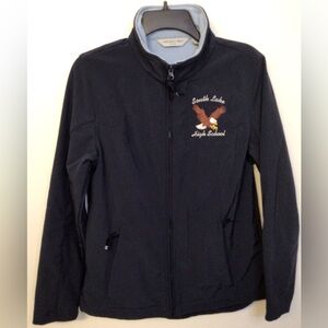 Chestnut Hill navy fleece lined jacket Southlake High school size medium